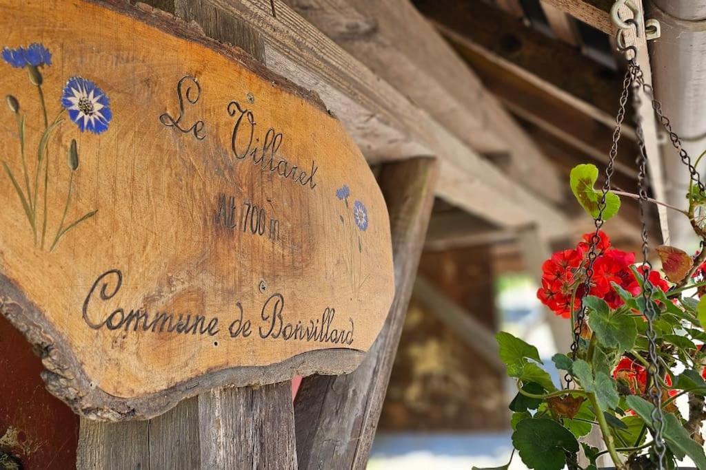 Vila Le Banc Des Seilles Bonvillard Exteriér fotografie
